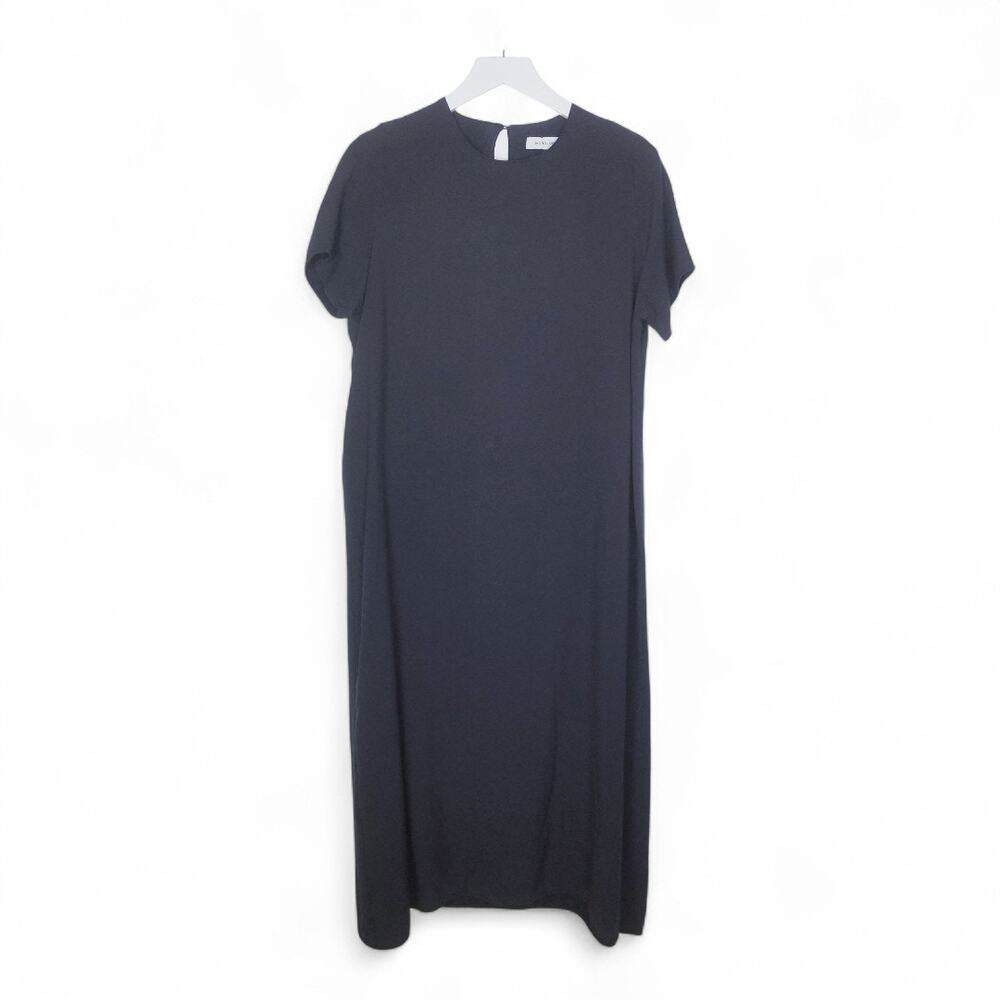 Monologue Charcoal Maxi Length Sheath Dress S/S - Size M